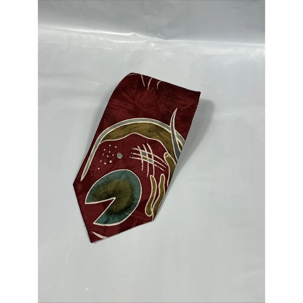 Vintage Pierre Cardin Men's Tie Multicolor‎ Geometric Necktie 100% Silk Classic